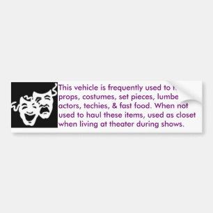 Autocollant De Voiture théâtre-mobile