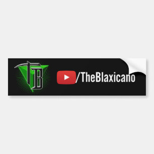 Autocollant De Voiture TheBlaxicano URL/Logo - Adhésif pour pare-chocs