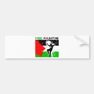 AUTOCOLLANT DE VOITURE THÈME LIBRE DE LA PALESTINE