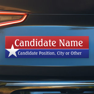 Autocollant De Voiture Thème politique - Customisez ce Sticker pare-chocs
