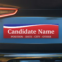 Autocollant De Voiture Thème politique - Customisez ce Sticker pare-chocs