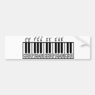 Autocollant De Voiture Théorie de piano