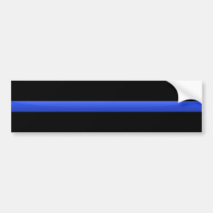 Autocollant De Voiture Thin Blue Line