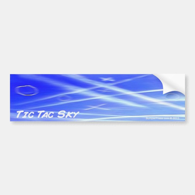 Autocollant De Voiture Tic Tac Sky (Devant)