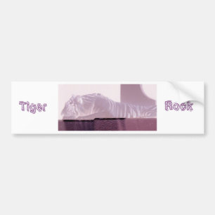 Autocollant De Voiture Tigre albinos/Rocher de tigre