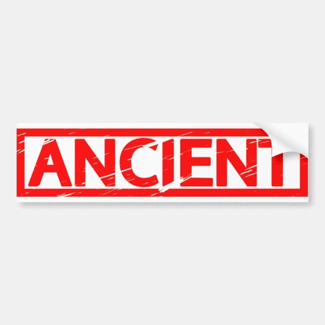 Autocollant De Voiture Timbre ancien (Devant)