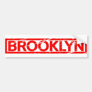 Autocollant De Voiture Timbre de Brooklyn