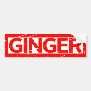 Autocollant De Voiture Timbre de gingembre