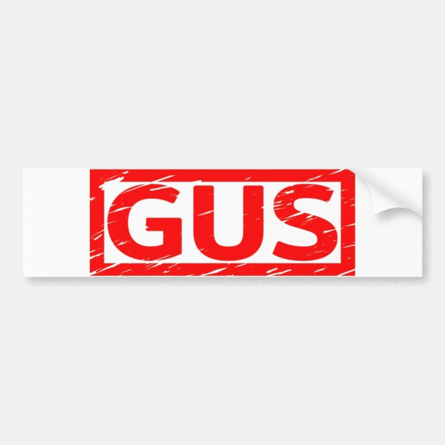 Autocollant De Voiture Timbre de GUS (Devant)