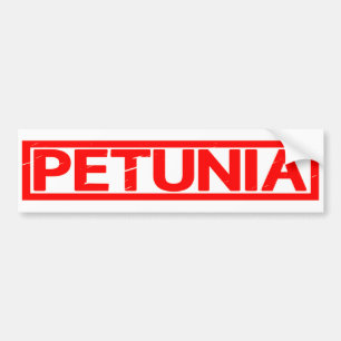 Autocollant De Voiture Timbre de Petunia