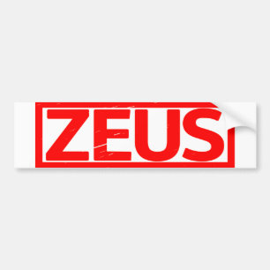 Autocollant De Voiture Timbre de Zeus