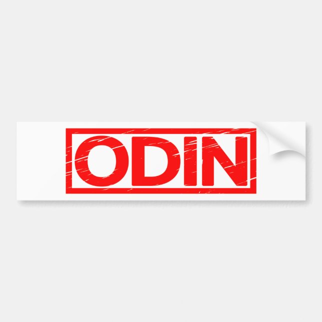 Autocollant De Voiture Timbre d'Odin (Devant)