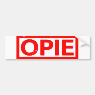 Autocollant De Voiture Timbre d'Opie