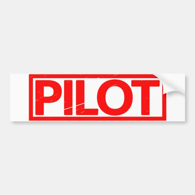 Autocollant De Voiture Timbre du pilote (Devant)