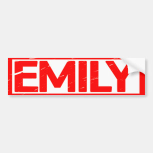 Autocollant De Voiture Timbre Emily