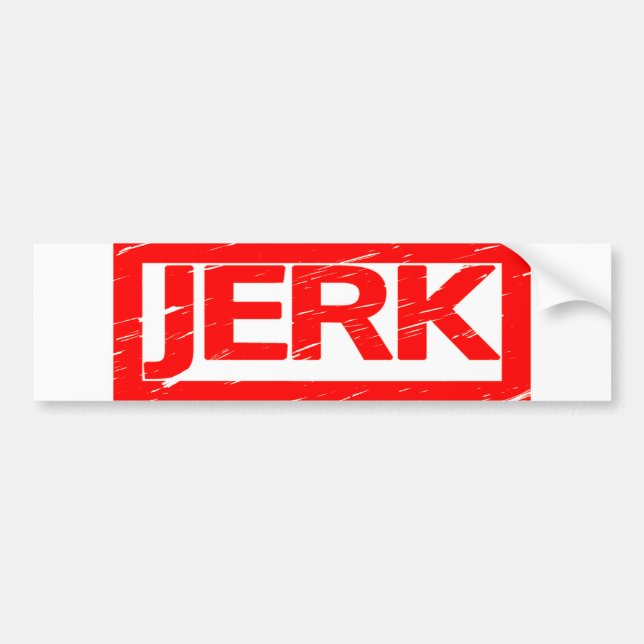 Autocollant De Voiture Timbre Jerk (Devant)
