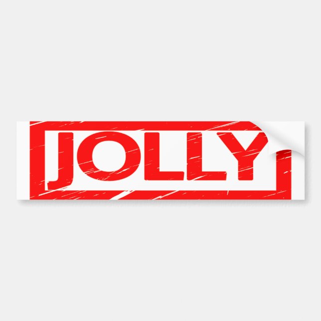 Autocollant De Voiture Timbre Jolly (Devant)