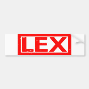 Autocollant De Voiture Timbre Lex