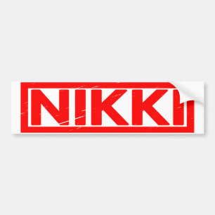 Autocollant De Voiture Timbre Nikki