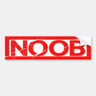 Autocollant De Voiture Timbre Noob
