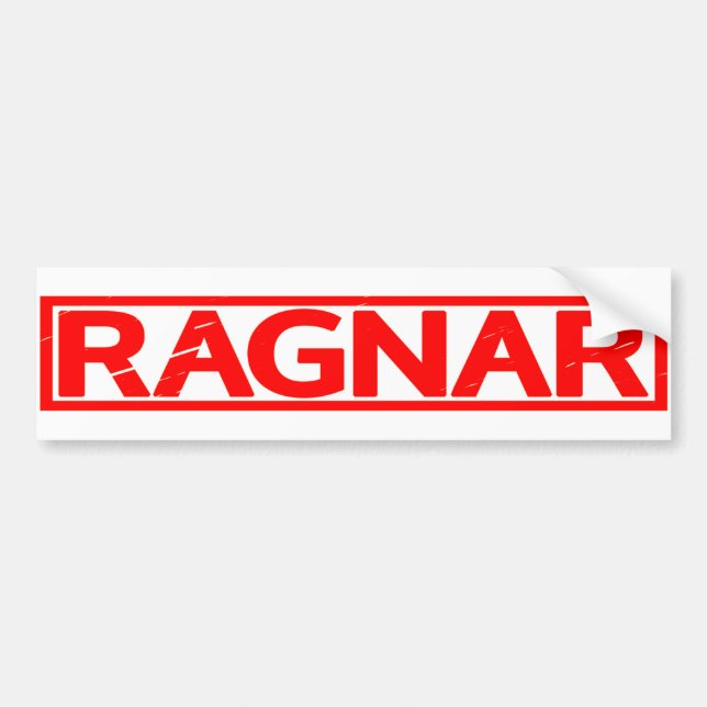 Autocollant De Voiture Timbre Ragnar (Devant)