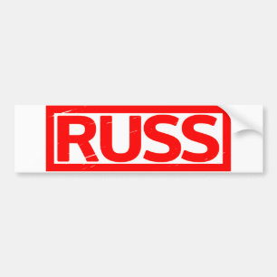 Autocollant De Voiture Timbre Russ