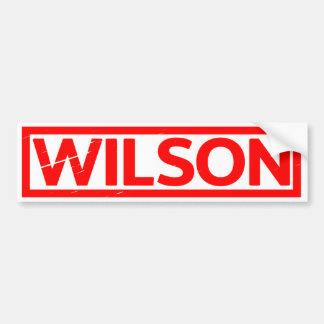 Autocollant De Voiture Timbre Wilson