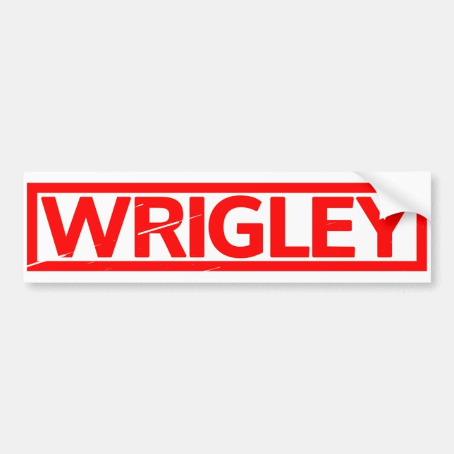 Autocollant De Voiture Timbre Wrigley (Devant)