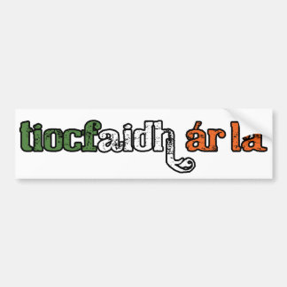 Autocollant De Voiture tiocfaidh ár lá bumper sticker