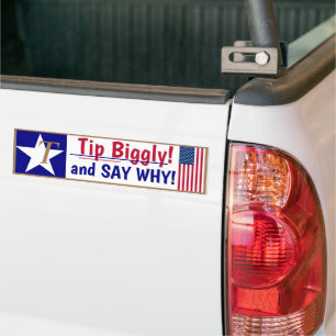 Autocollant De Voiture Tip Biggly and SAY WHY!