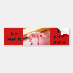 Autocollant De Voiture tirelire, juste été à la station-service
