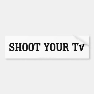 Autocollant De Voiture Tirez votre adhésif pour pare-chocs de TV