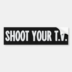 Autocollant De Voiture Tirez votre adhésif pour pare-chocs de TV