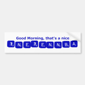 Autocollant De Voiture TNETENNBA - Bonjour