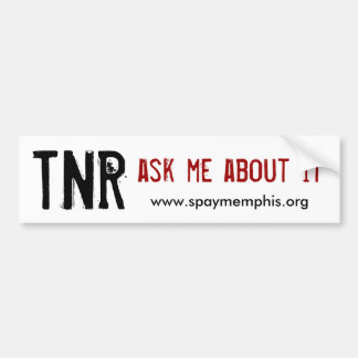 Autocollant De Voiture TNR, m'interrogent au sujet de eux