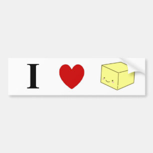 Autocollant De Voiture Tofu du coeur I