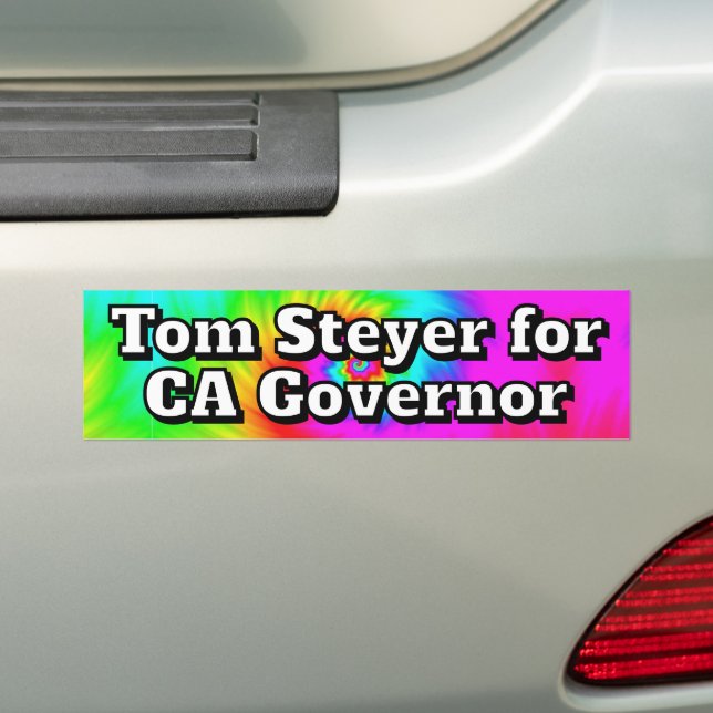 Autocollant De Voiture Tom Steyer for CA Governor  (En voiture)