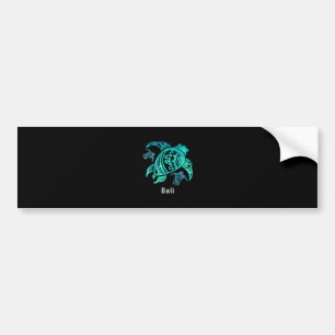 Autocollant De Voiture Tortue bleue de Bali en Indonésie
