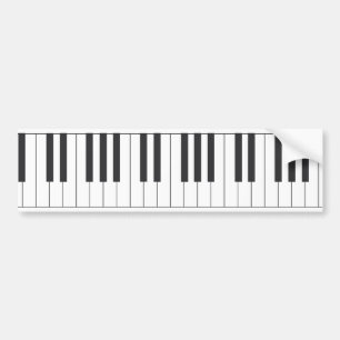 Autocollant De Voiture touches de piano