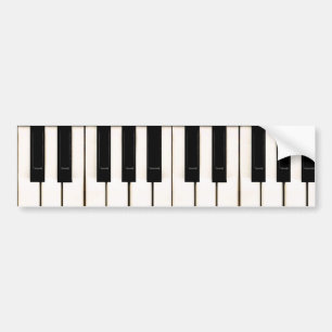 Autocollant De Voiture Touches de piano