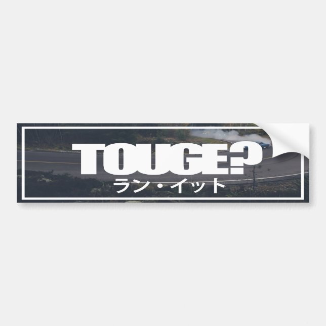 Autocollant De Voiture Touge ? (Devant)