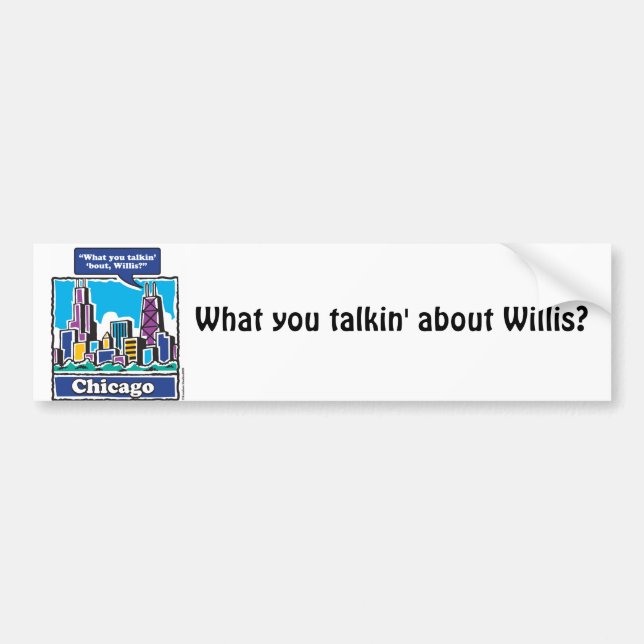 Autocollant De Voiture Tour Willis/Tour Sears (Devant)