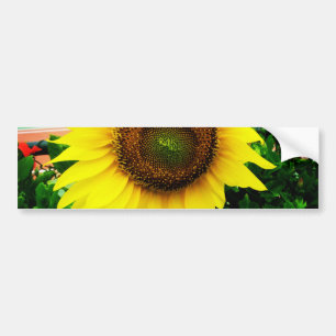 Autocollant De Voiture Tournesol