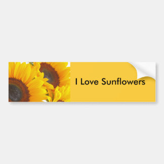 Autocollant De Voiture Tournesol Triplettes
