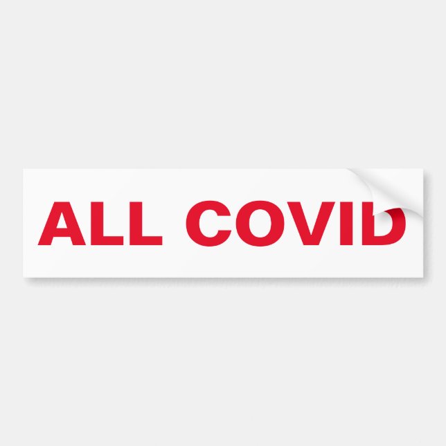 Autocollant De Voiture TOUS LES COVIDES TYRANNY, Partie 2 de 3 (Devant)