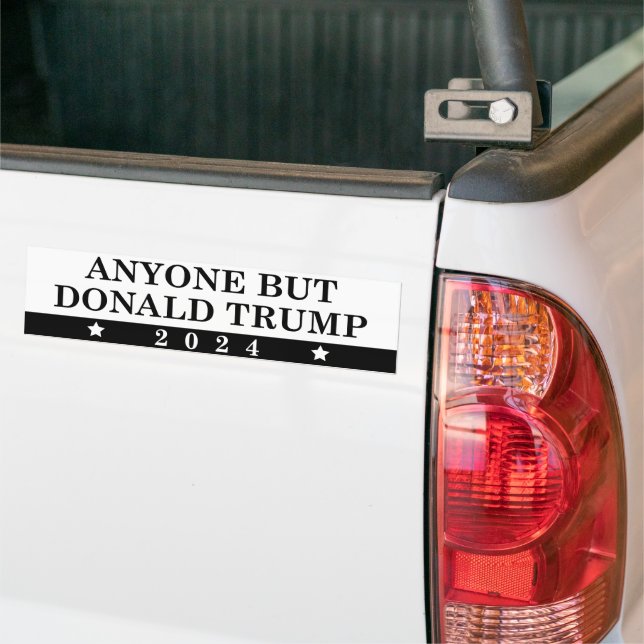 Autocollant De Voiture Toute personne sauf Trump 2024 (Sur camion)