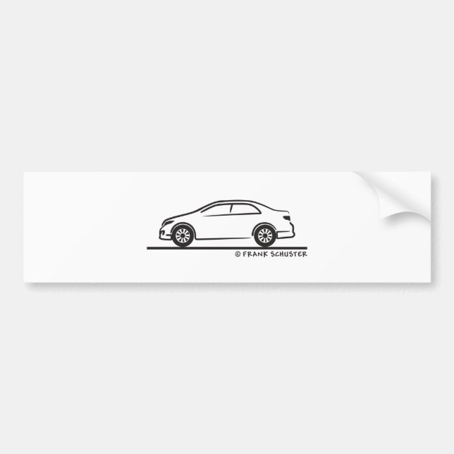 Autocollant De Voiture Toyota Corolla (Devant)
