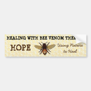 Autocollant De Voiture Traitement avec Bee Venom Thérapie Sticker de pare