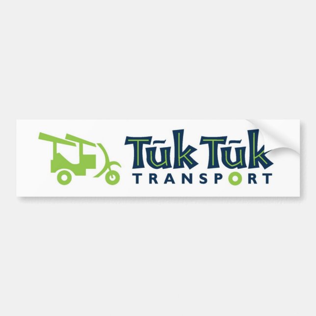 Autocollant De Voiture Transport de Tuk Tuk (Devant)