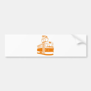 Autocollant De Voiture Transport par tramway électrique